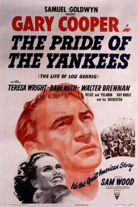 L'affiche du film The Pride of the Yankees