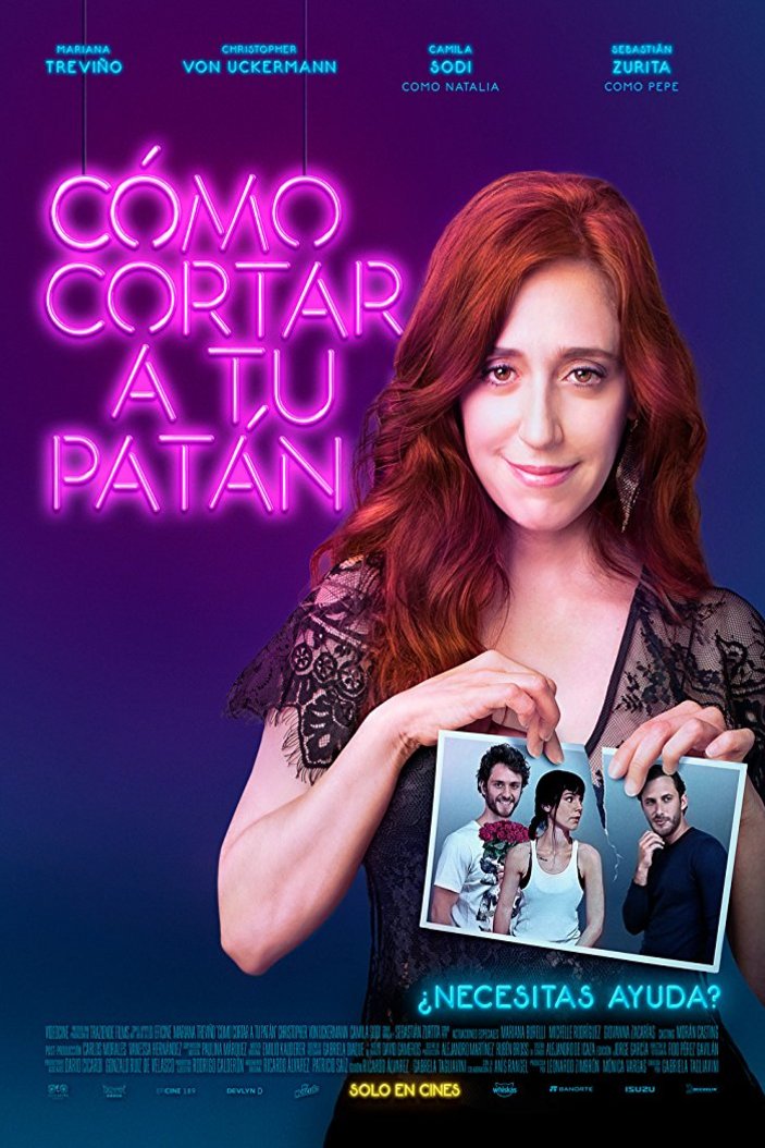 L'affiche originale du film Cómo cortar a tu patán en espagnol
