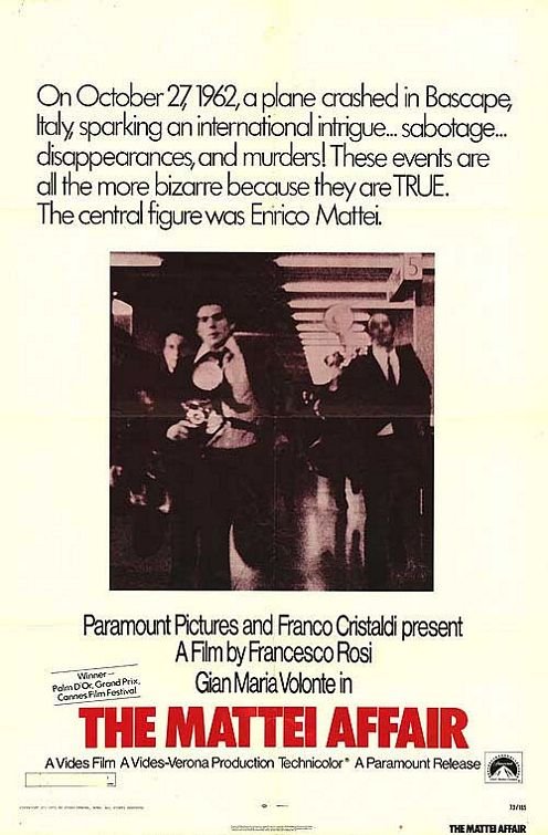 Poster of the movie Il caso Mattei
