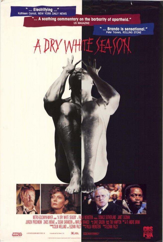 L'affiche du film A Dry White Season