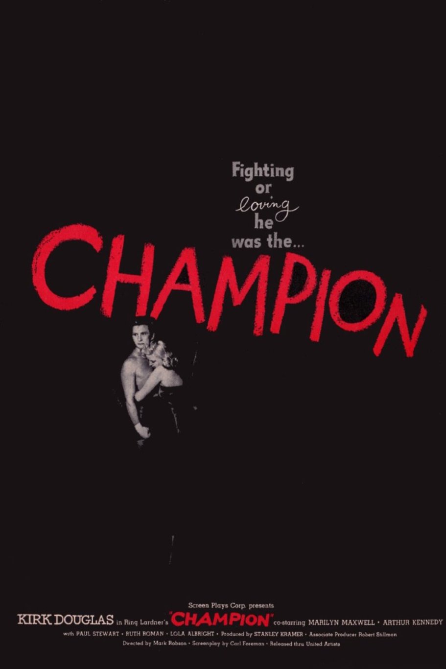 L'affiche du film Champion
