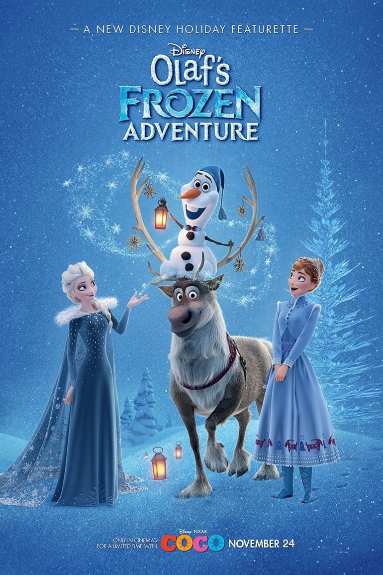 L'affiche du film Olaf's Frozen Adventure