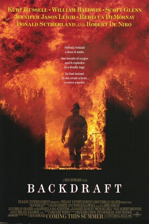 L'affiche du film Backdraft v.f.
