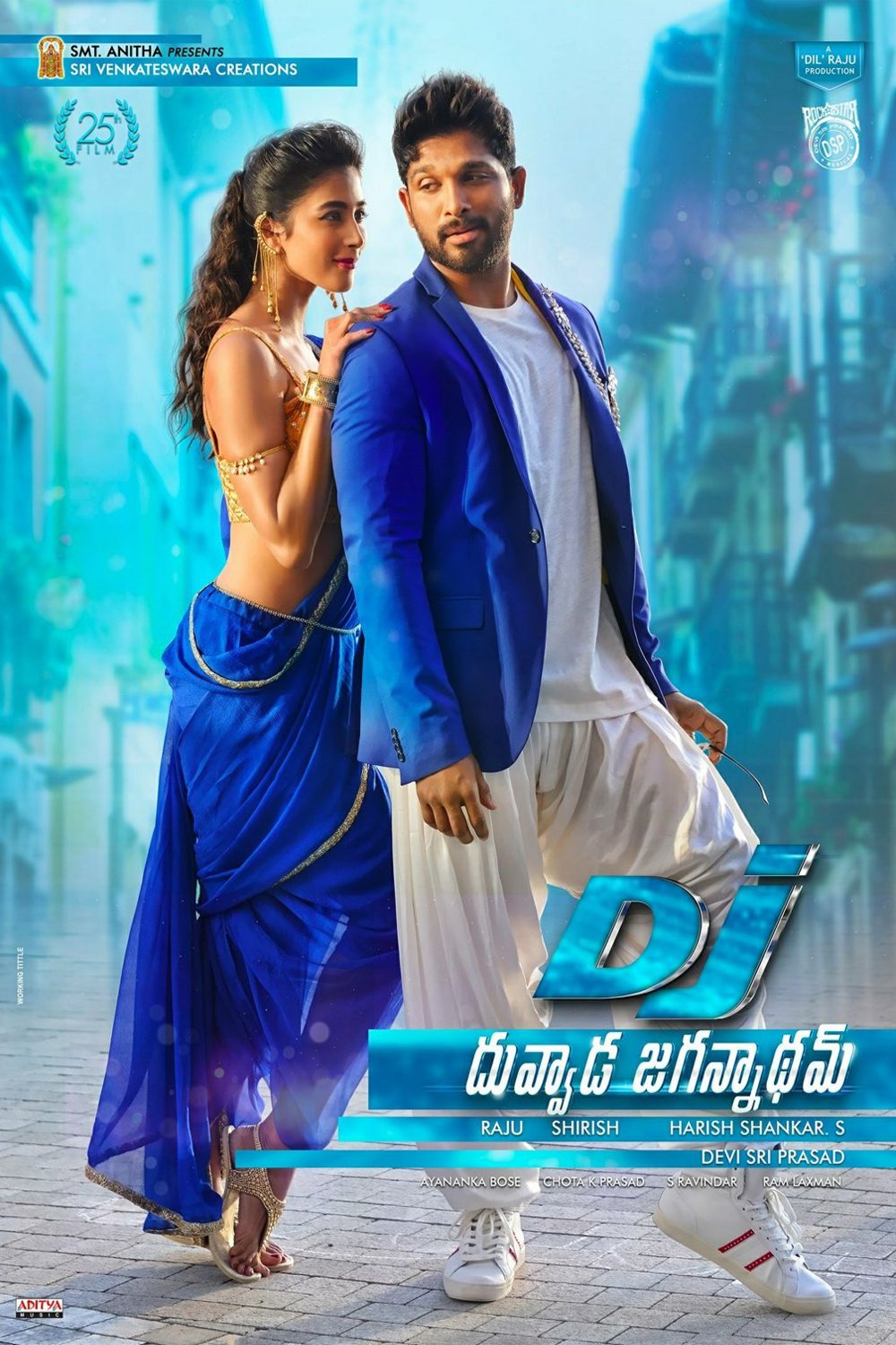 Telugu poster of the movie Duvvada Jagannadham