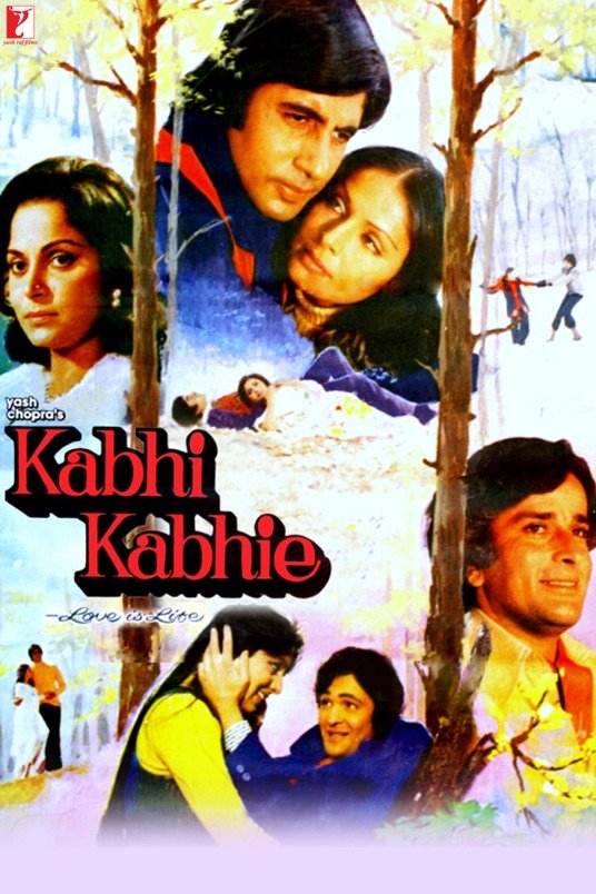 L'affiche originale du film Kabhie Kabhie en Ourdou