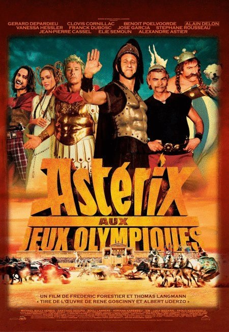 L'affiche du film Astérix aux jeux olympiques