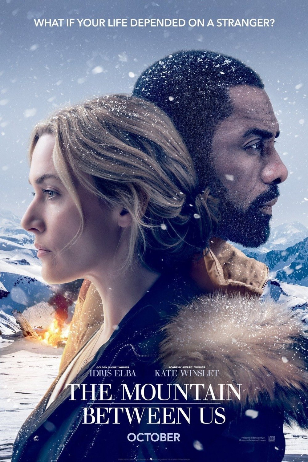 L'affiche du film The Mountain Between Us