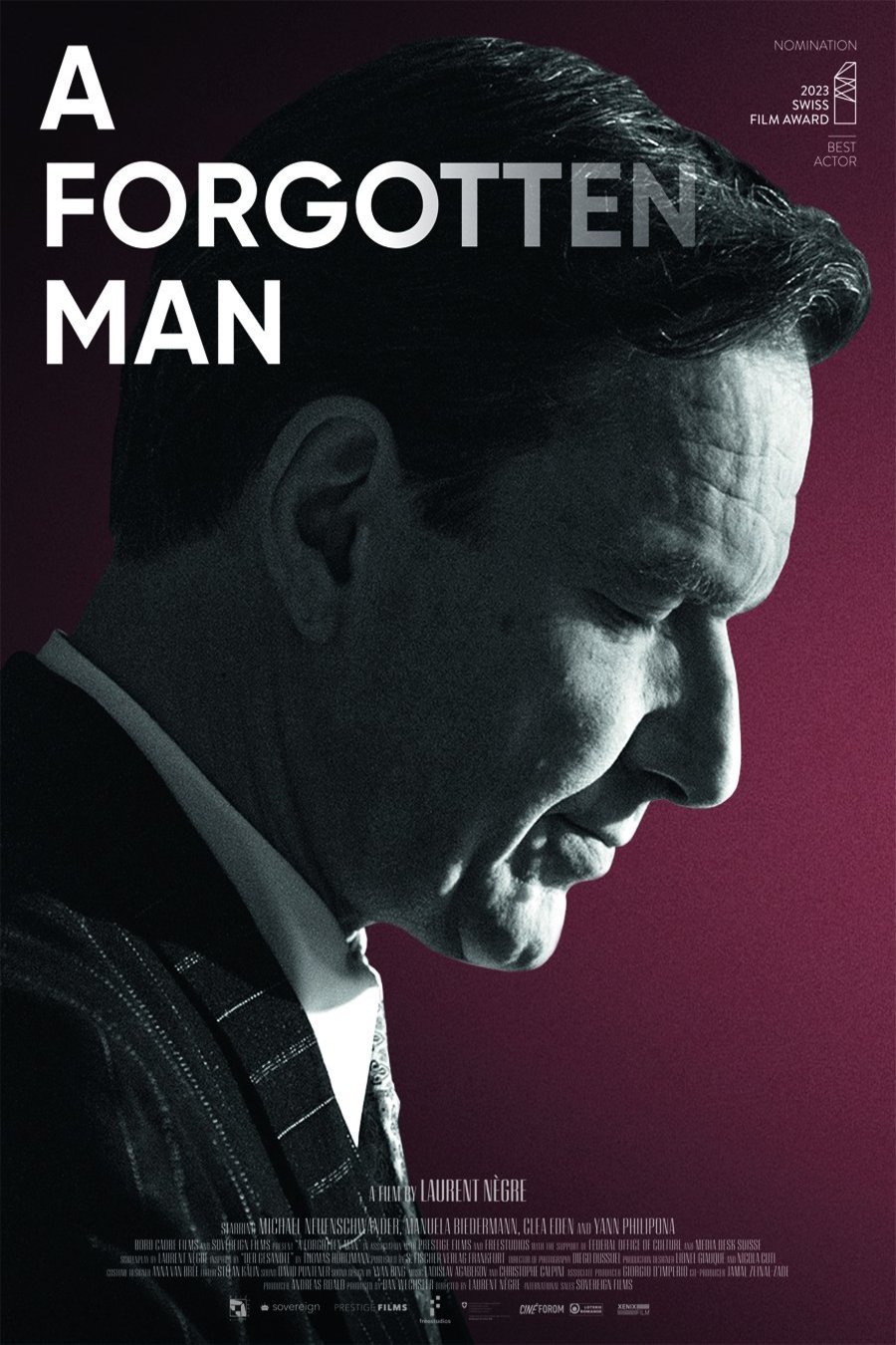 German poster of the movie A Forgotten Man