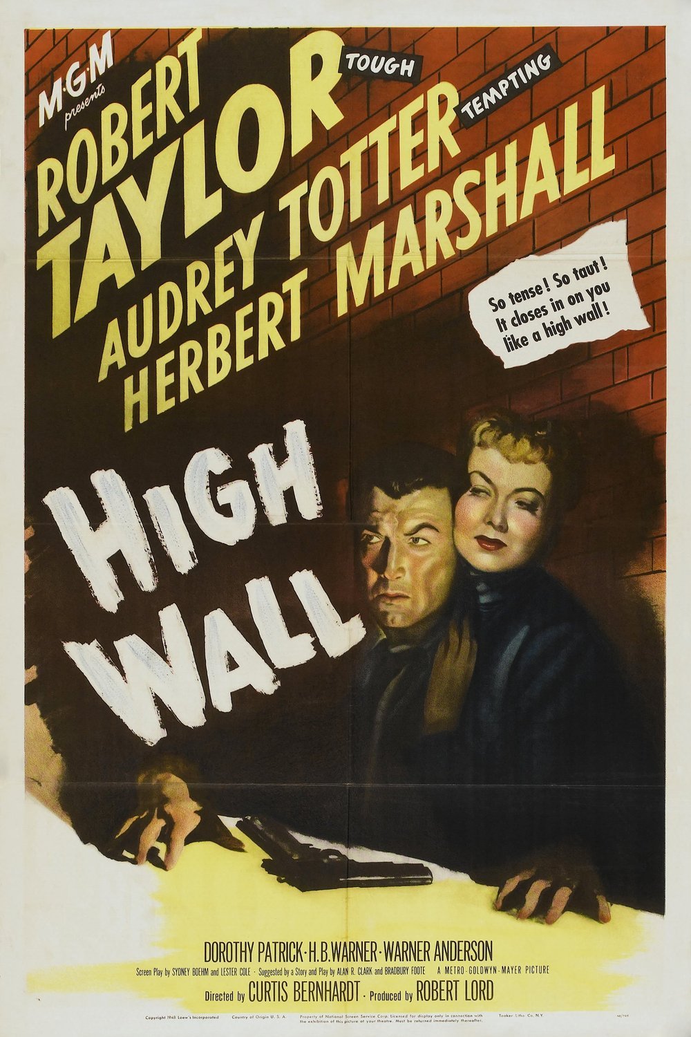 L'affiche du film High Wall
