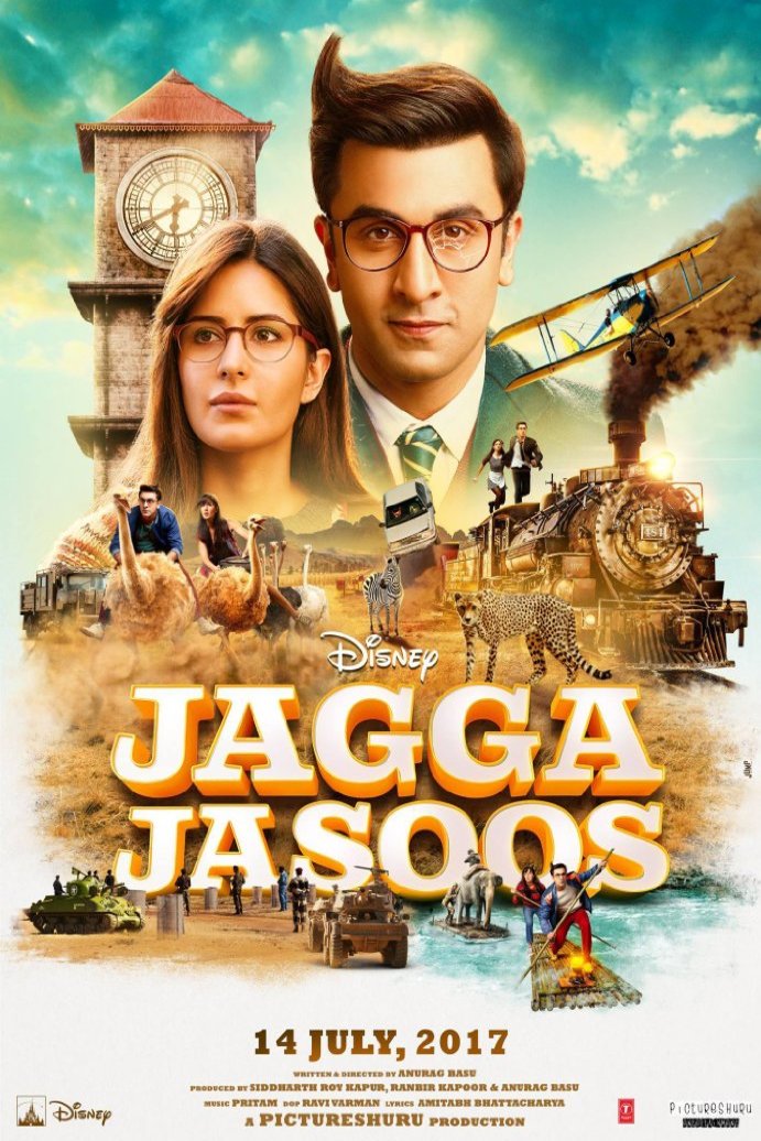 L'affiche originale du film Jagga Jasoos en Hindi