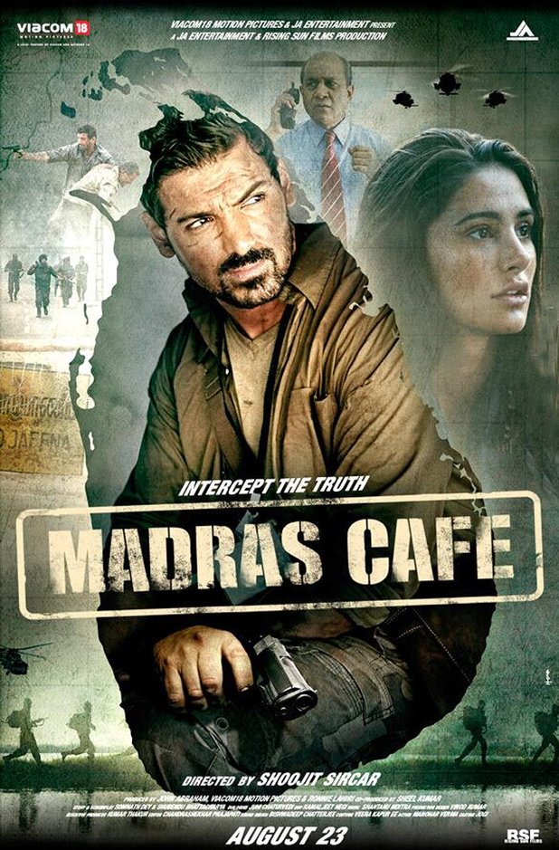 Hindi poster of the movie Madras Cafe