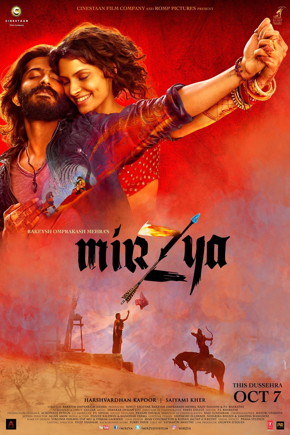 L'affiche du film Mirzya