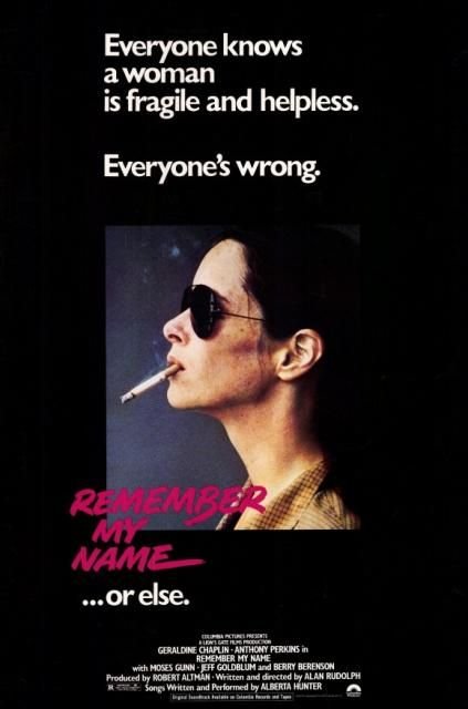 L'affiche du film Remember My Name