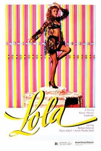 German poster of the movie Lola - une femme allemande