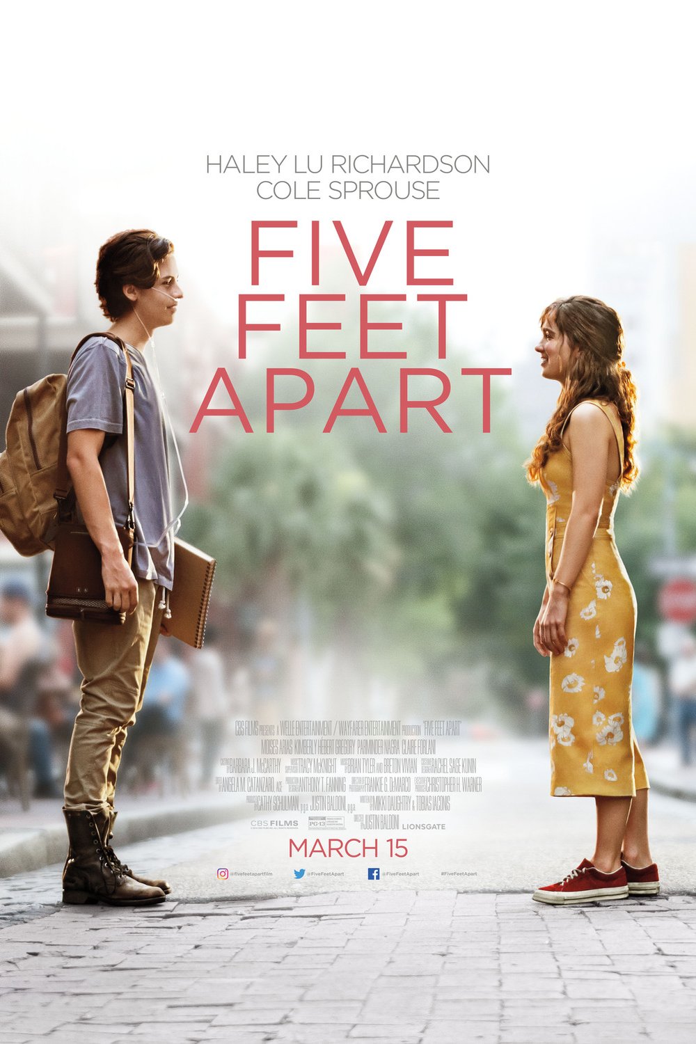 L'affiche du film Five Feet Apart