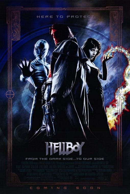 L'affiche du film Hellboy v.f.
