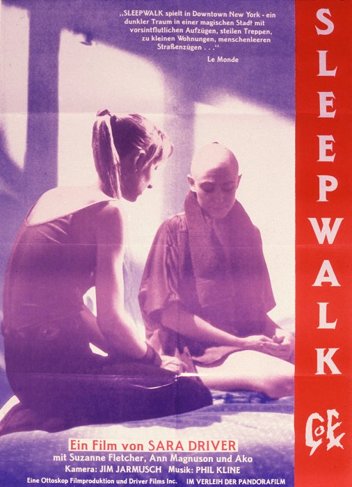 L'affiche originale du film Sleepwalk en anglais