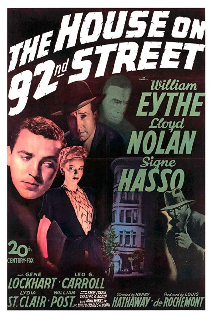 L'affiche du film The House on 92nd Street