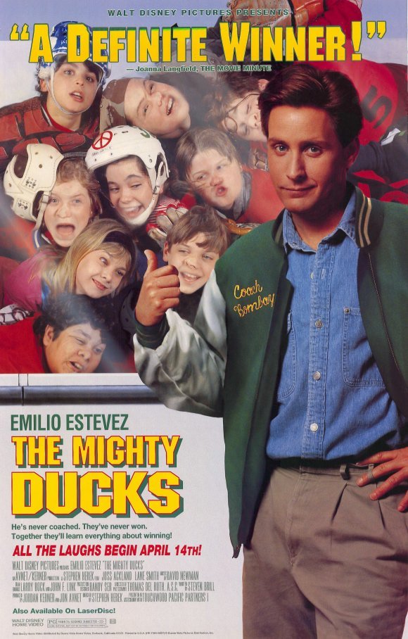 L'affiche du film The Mighty Ducks