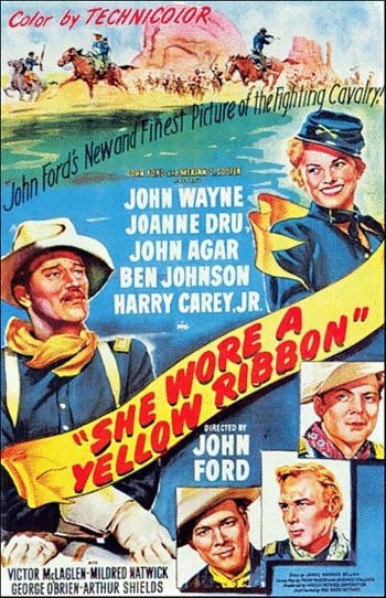 L'affiche du film She Wore a Yellow Ribbon