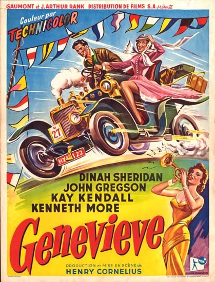 L'affiche du film Genevieve