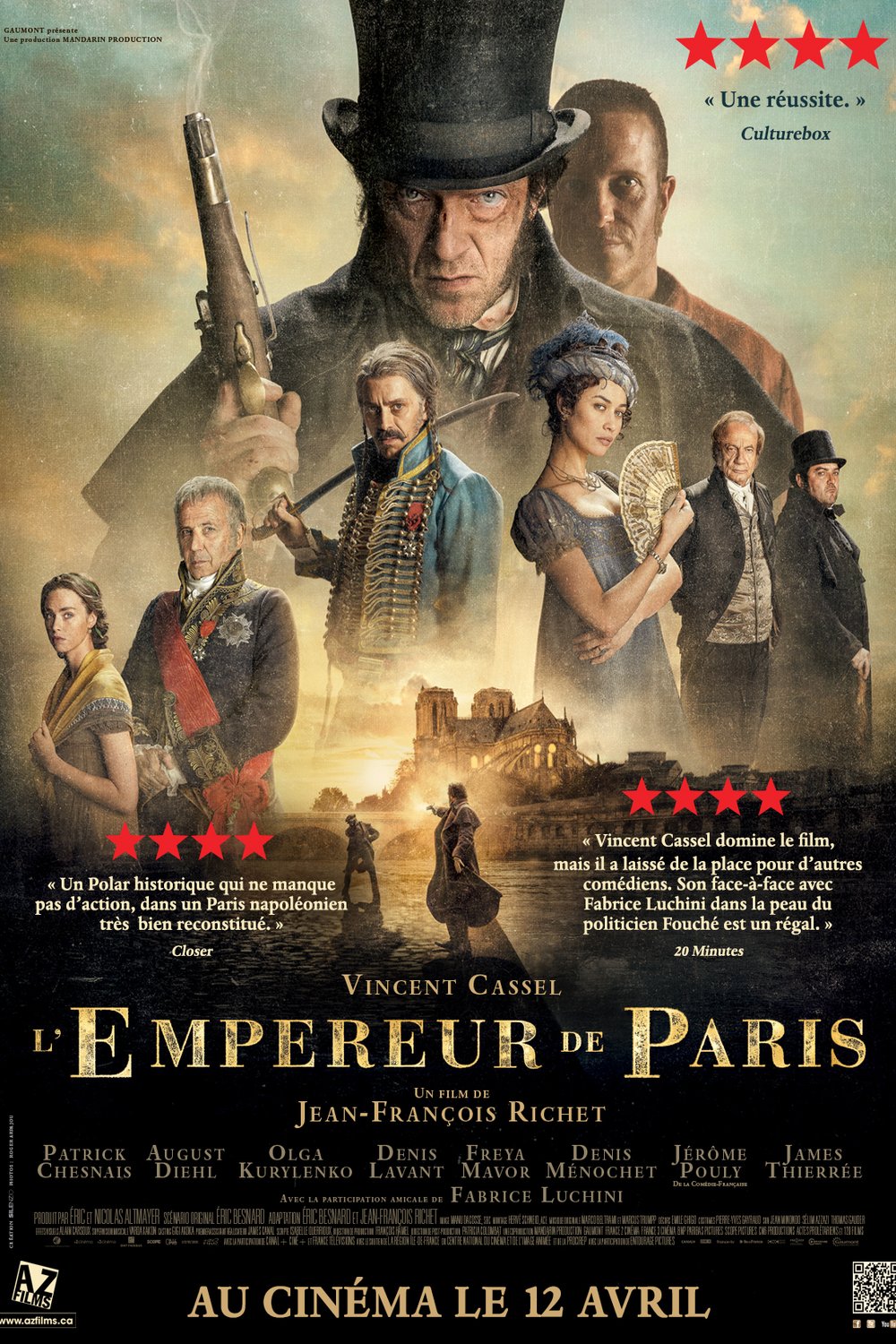 L'affiche du film The Emperor of Paris
