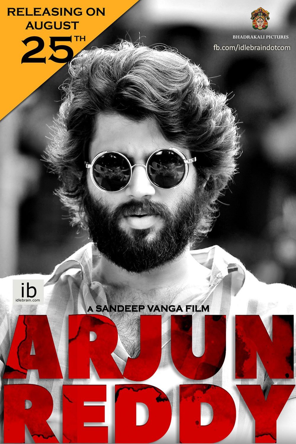 Telugu poster of the movie Arjun Reddy