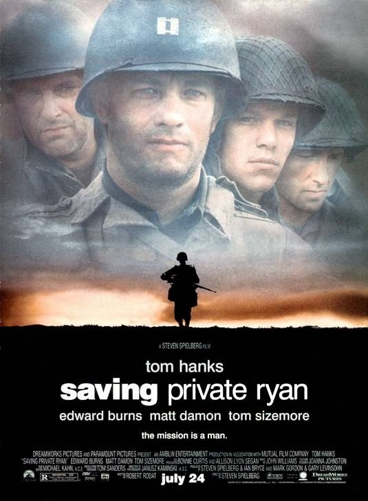 L'affiche du film Saving Private Ryan