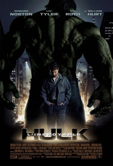 L'affiche du film L'Incroyable Hulk