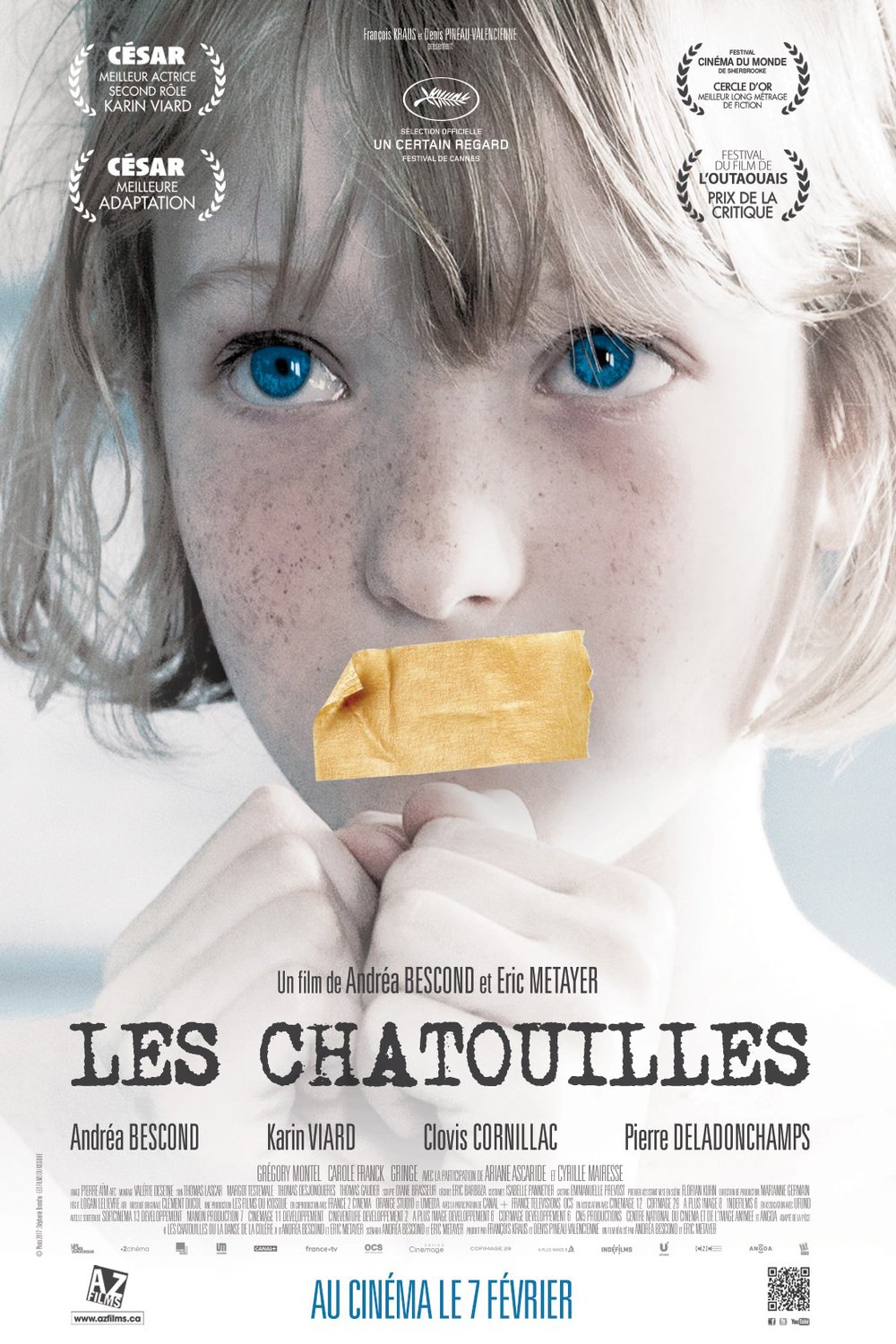 L'affiche du film Les Chatouilles