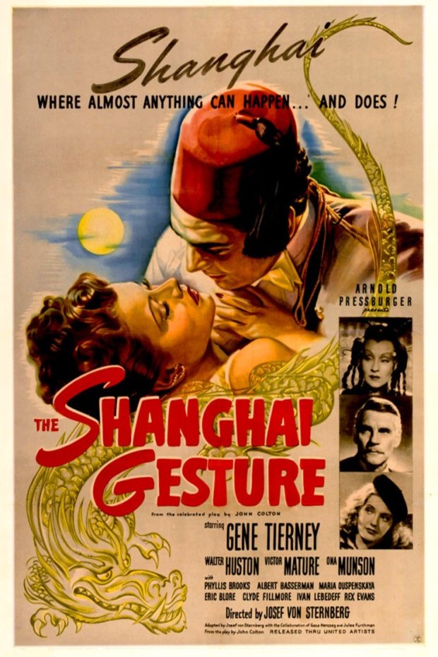 L'affiche du film The Shanghai Gesture