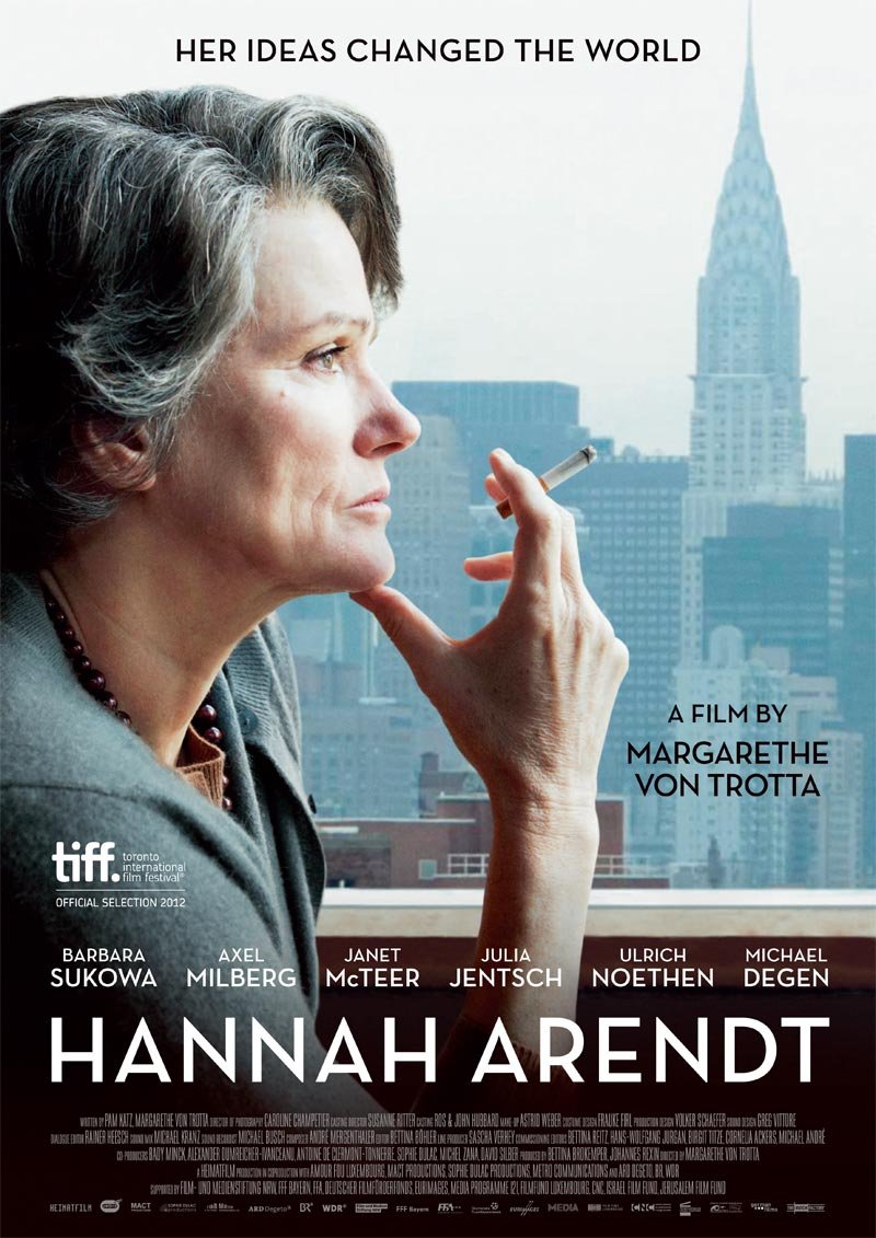 German poster of the movie Hannah Arendt