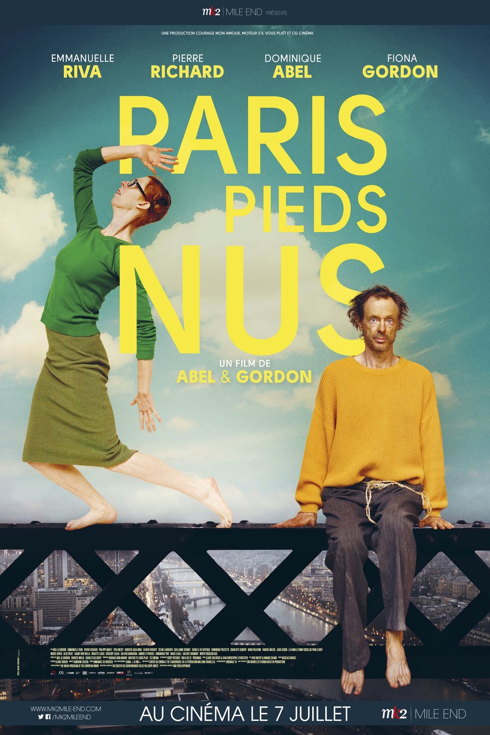 Poster of the movie Paris pieds nus