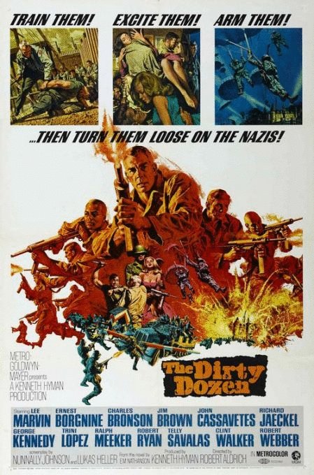 L'affiche du film The Dirty Dozen