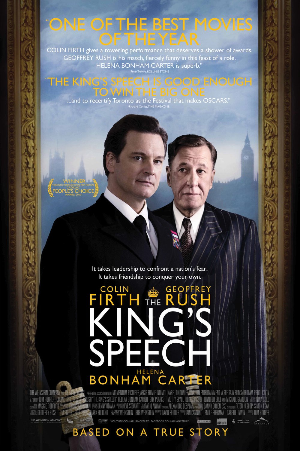 L'affiche du film The King's Speech