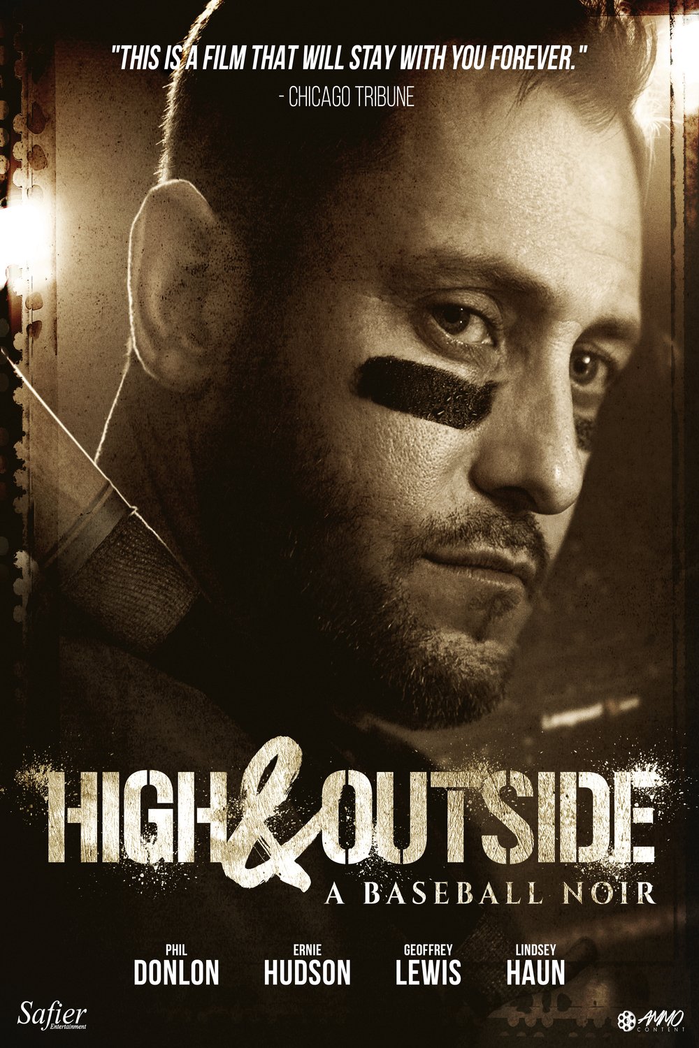 L'affiche du film High & Outside: A Baseball Noir