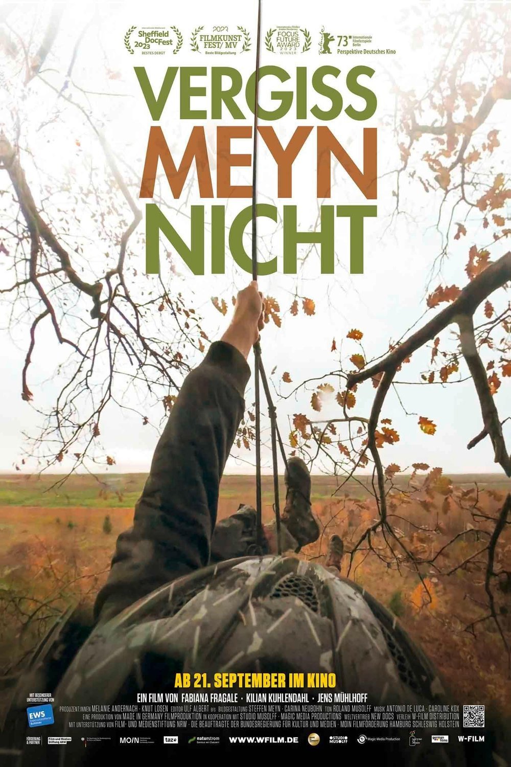 German poster of the movie Vergiss Meyn Nicht