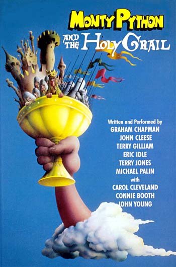 L'affiche du film Monty Python and the Holy Grail