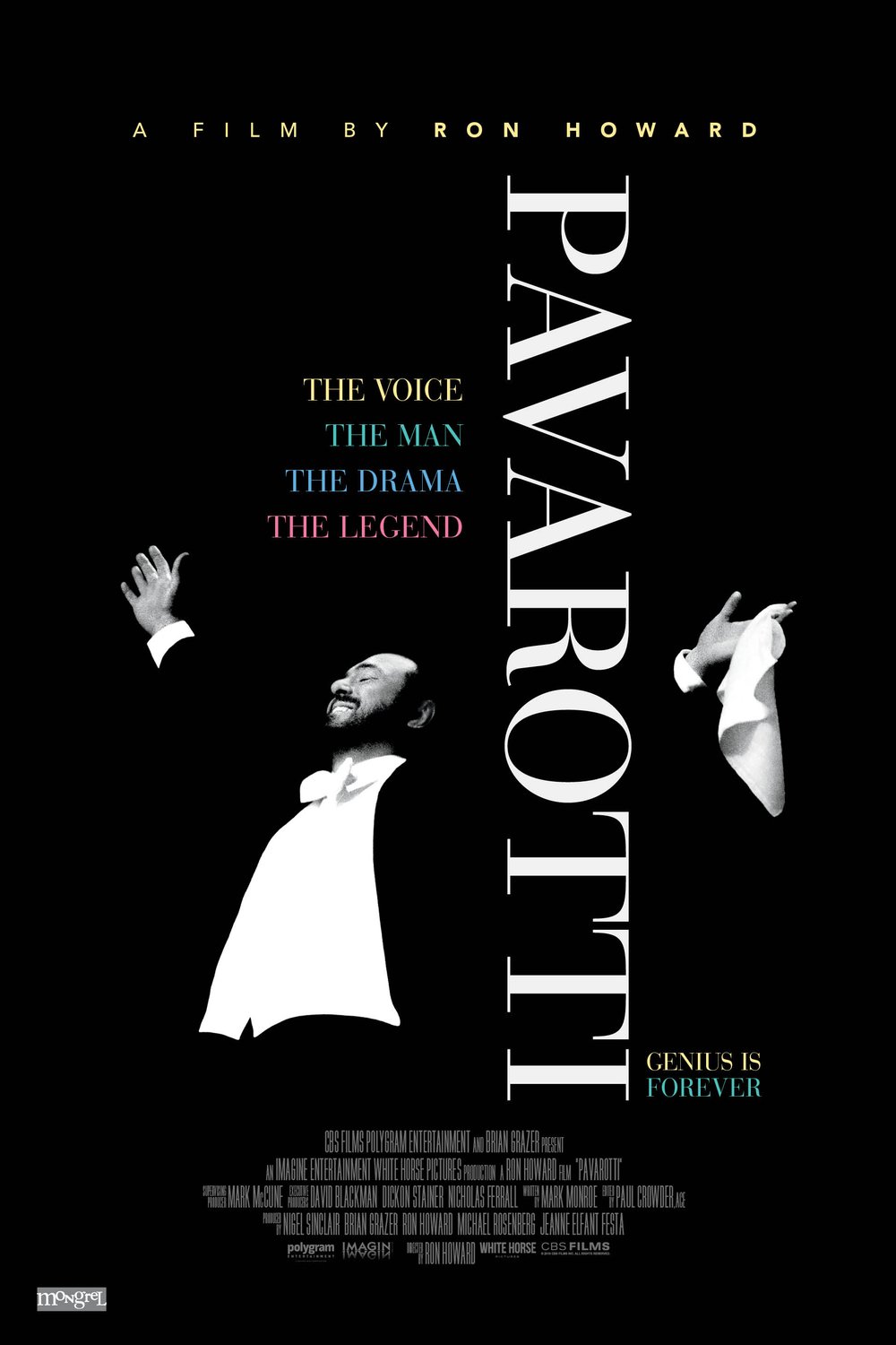 L'affiche du film Pavarotti