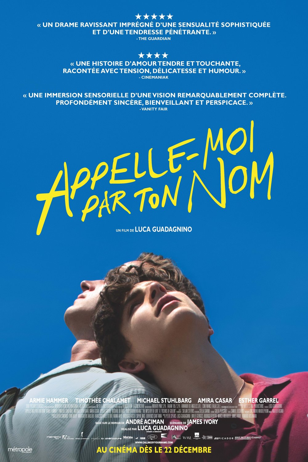 Poster of the movie Appelle-moi par ton nom