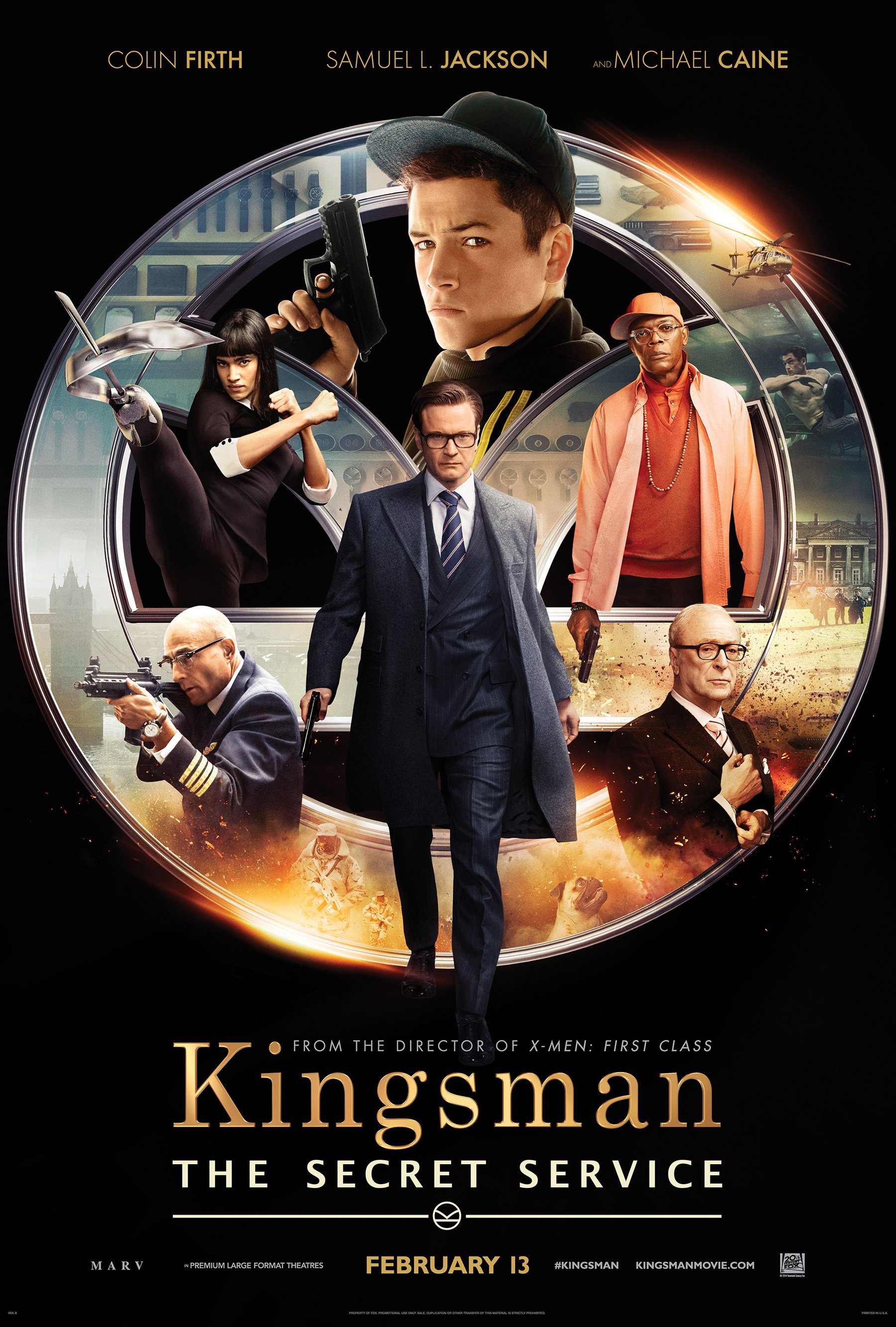 L'affiche du film Kingsman: The Secret Service