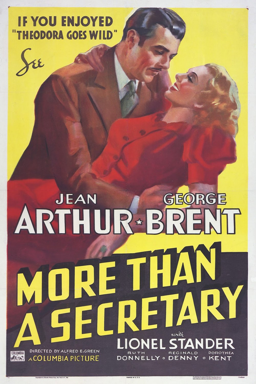 L'affiche du film More Than a Secretary