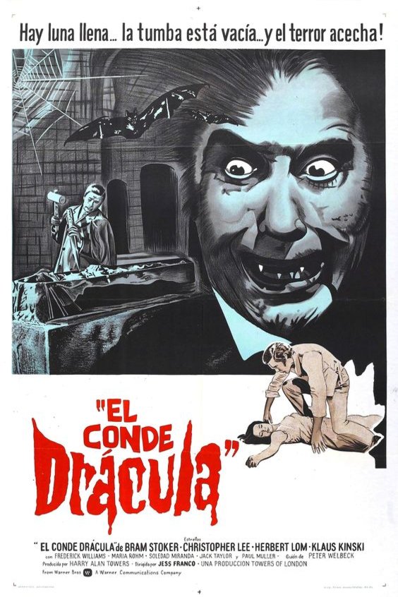 L'affiche originale du film Nachts, wenn Dracula erwacht en anglais