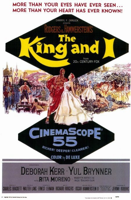 L'affiche du film Le Roi et moi