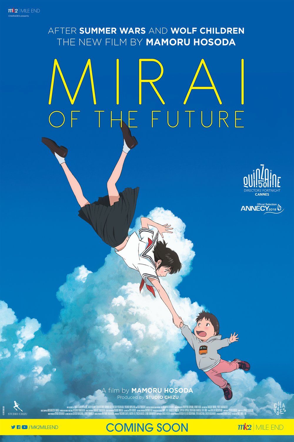 L'affiche du film Mirai of the Future