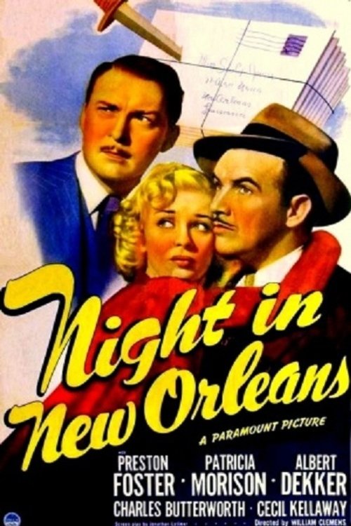 L'affiche du film Night in New Orleans