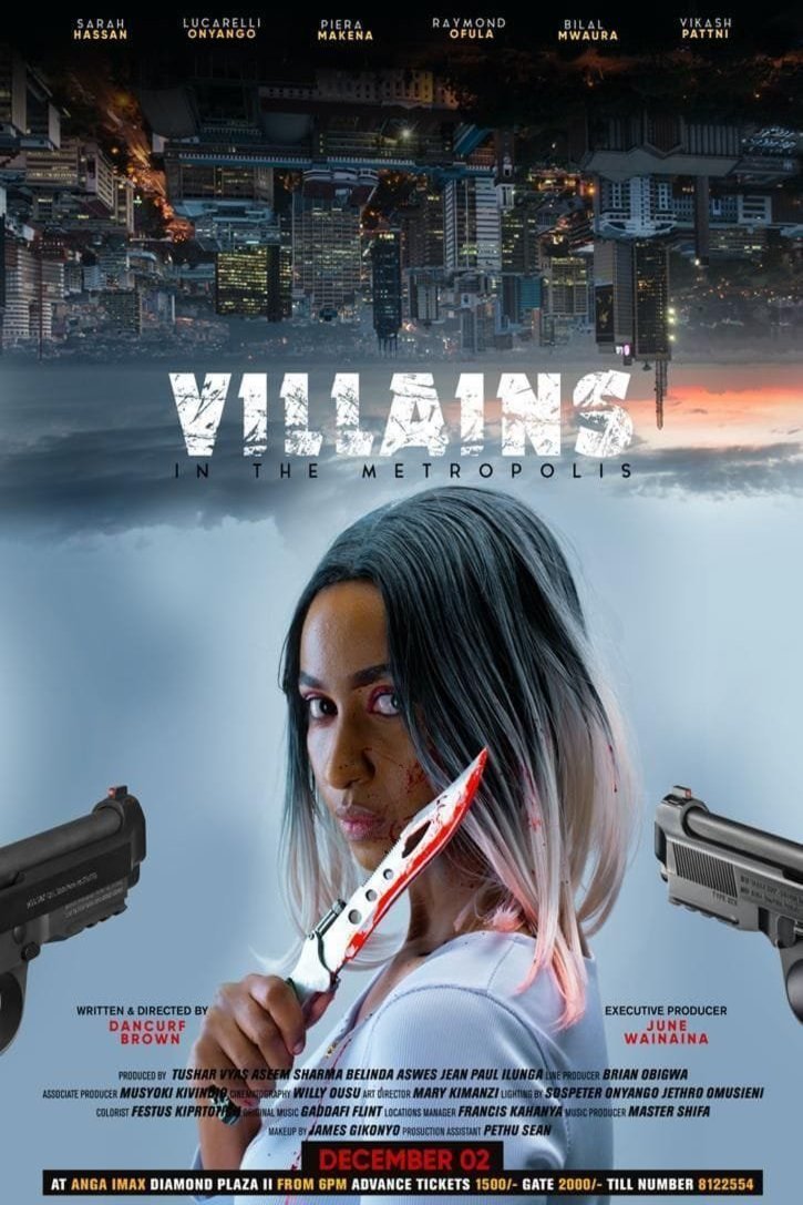 L'affiche originale du film Villains in the Metropolis en Swahili