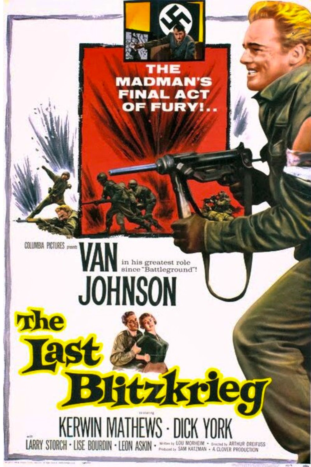 L'affiche originale du film The Last Blitzkrieg en allemand