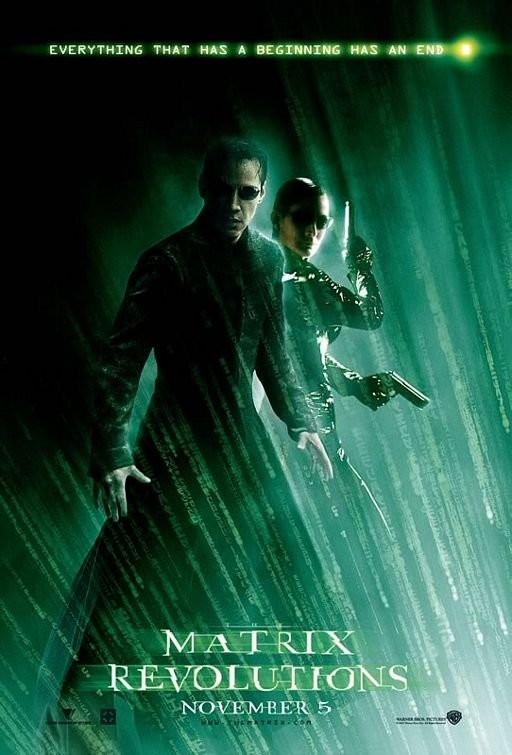 L'affiche du film The Matrix Revolutions
