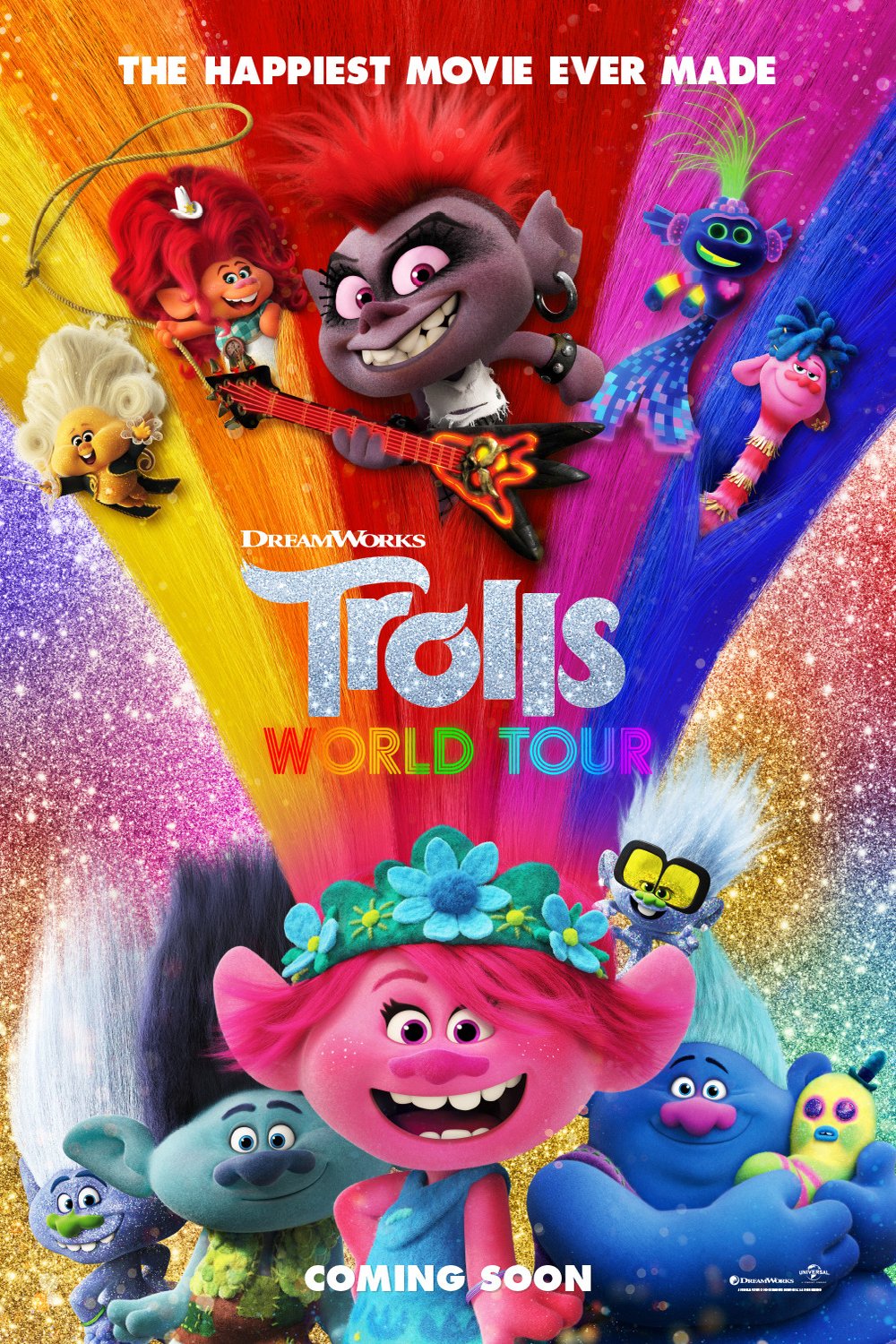 L'affiche du film Trolls World Tour